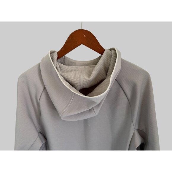 Lululemon GridLiner Fleece Hoodie - Heathered Dove Grey - Picture 6 of 7